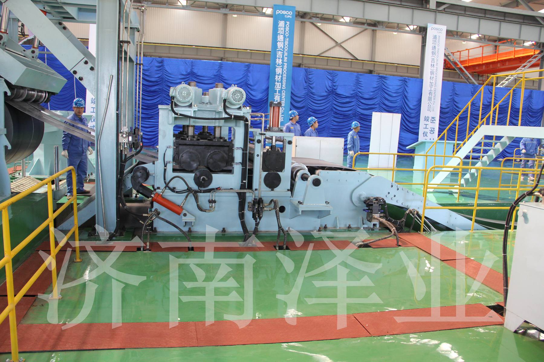 熱軋中厚板縱剪收卷線